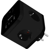 Сетевой разветвитель Buro BU-PW3UC-B