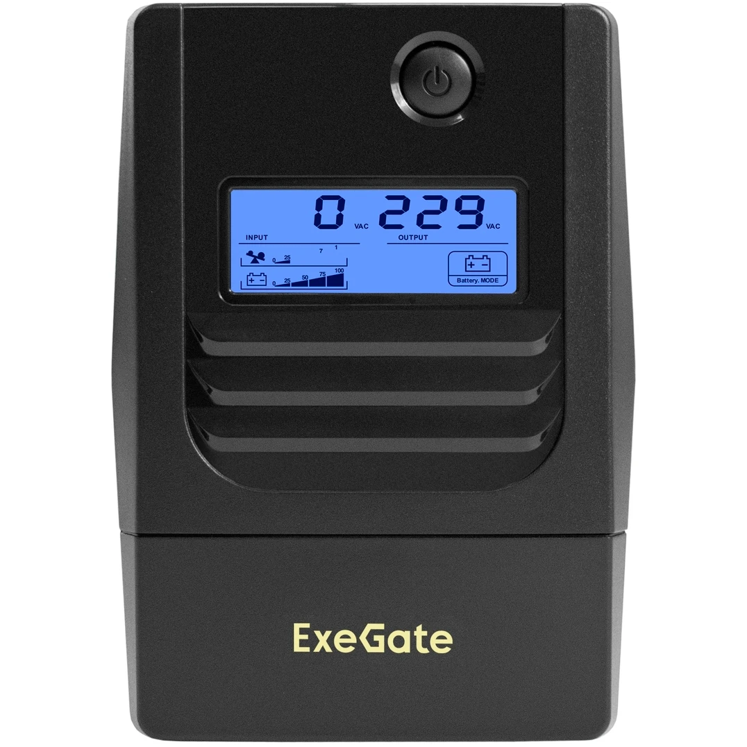 ИБП ExeGate Smart LB-800.LCD.AVR.2SH.USB - EX299764RUS - фото 2