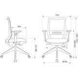 Офисное кресло Бюрократ MC-611NL Black (MC-611NL/B/418B)