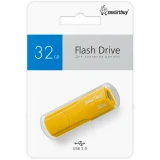 USB Flash накопитель 32Gb SmartBuy Clue Yellow (SB32GBCLU-Y)