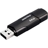 USB Flash накопитель 64Gb SmartBuy Clue Black (SB64GBCLU-K)