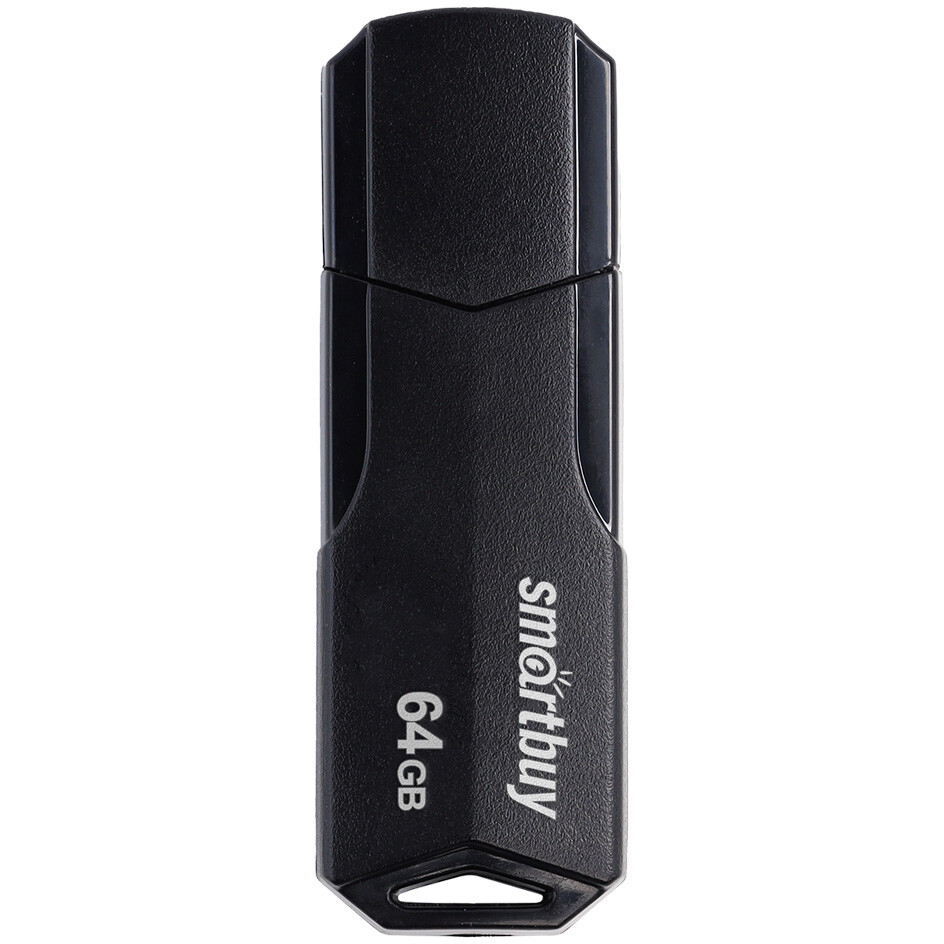 USB Flash накопитель 64GB SmartBuy Clue Black (SB64GBCLU-K) - фото 3