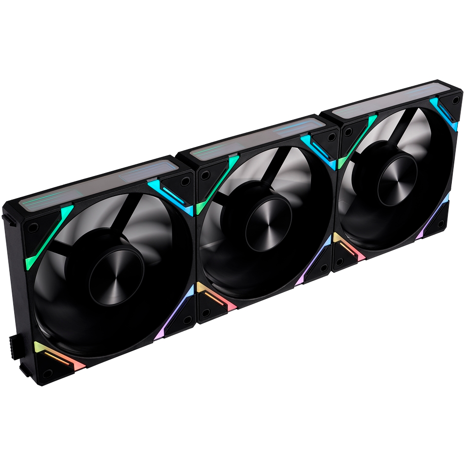 Вентилятор для корпуса 1STPLAYER XF7R ARGB Black (3 шт.) - XF7R-BK-3IN1 - фото 2
