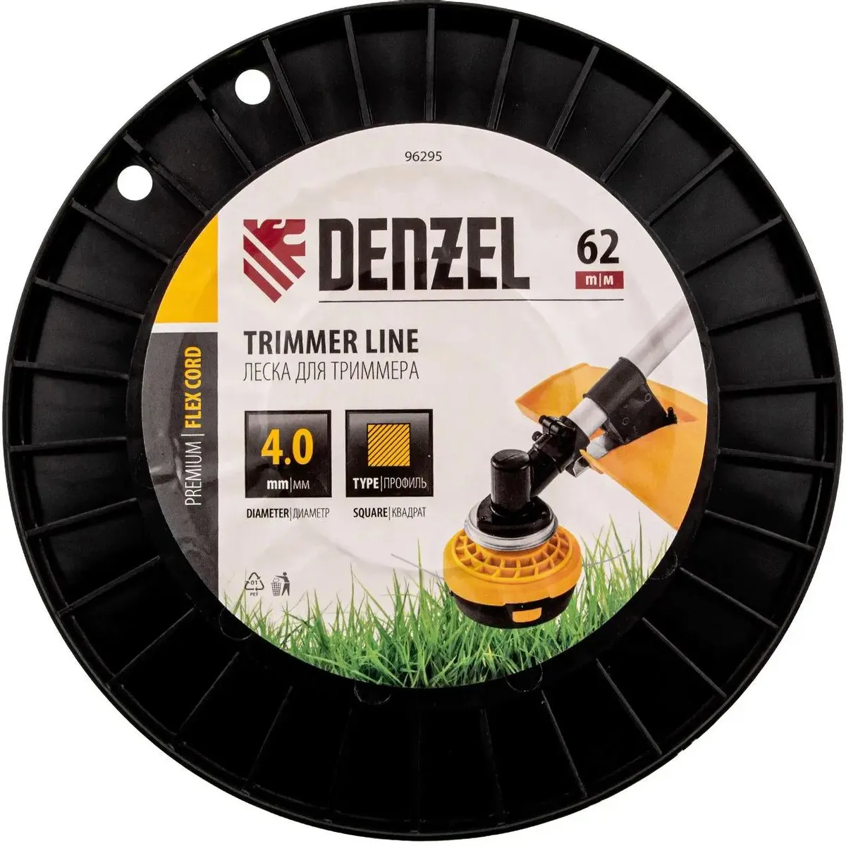 Леска для триммера Denzel 96295 - фото 3