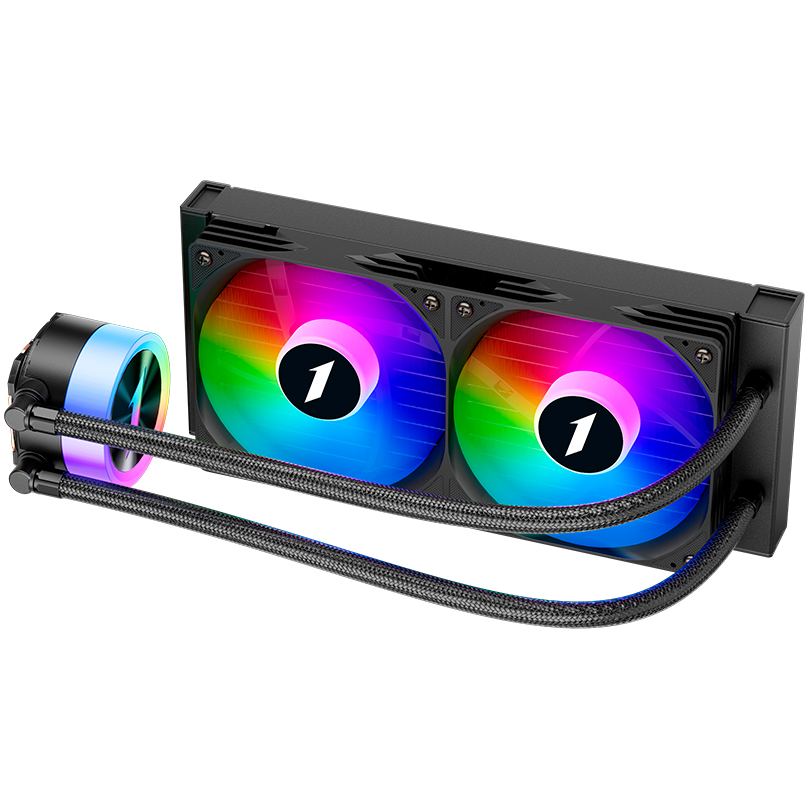 Система жидкостного охлаждения 1STPLAYER TS1 240 Black - TS1-240-BK - фото 5