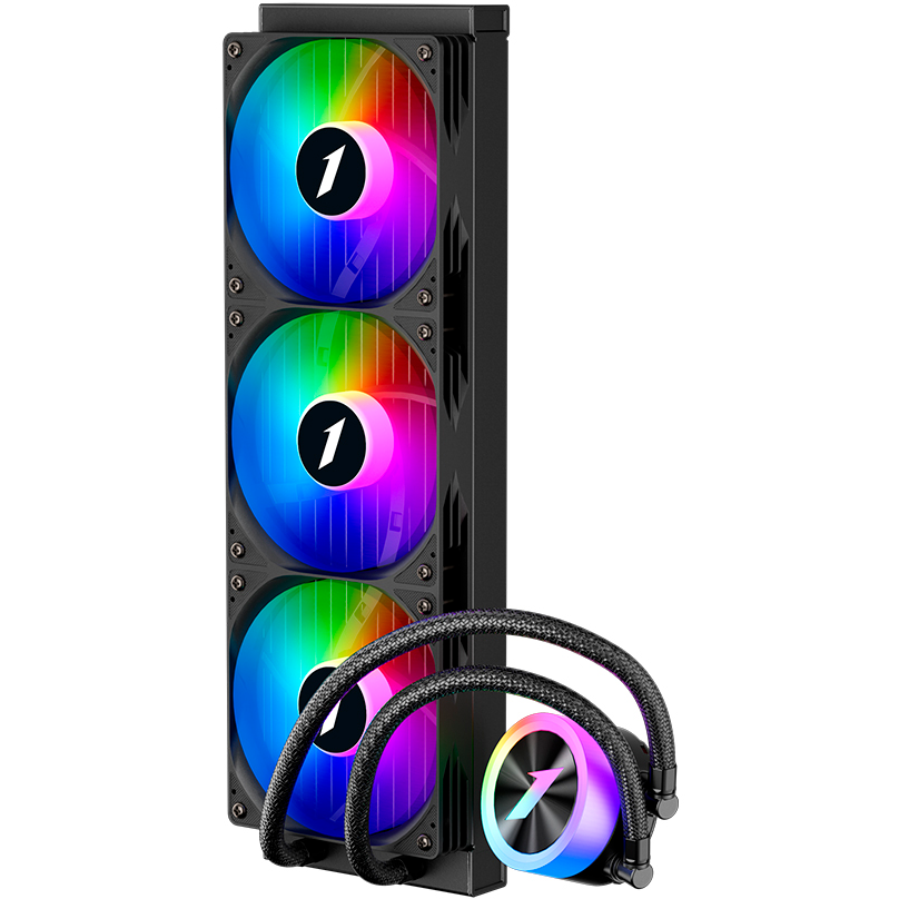 Система жидкостного охлаждения 1STPLAYER TS1 360 Black - TS1-360-BK - фото 6