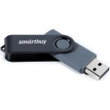 USB Flash накопитель 16Gb SmartBuy Twist Black (SB016GB2TWK)