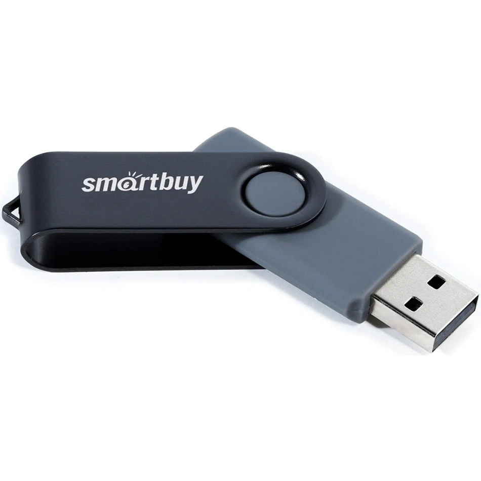 USB Flash накопитель 16Gb SmartBuy Twist Black (SB016GB2TWK)