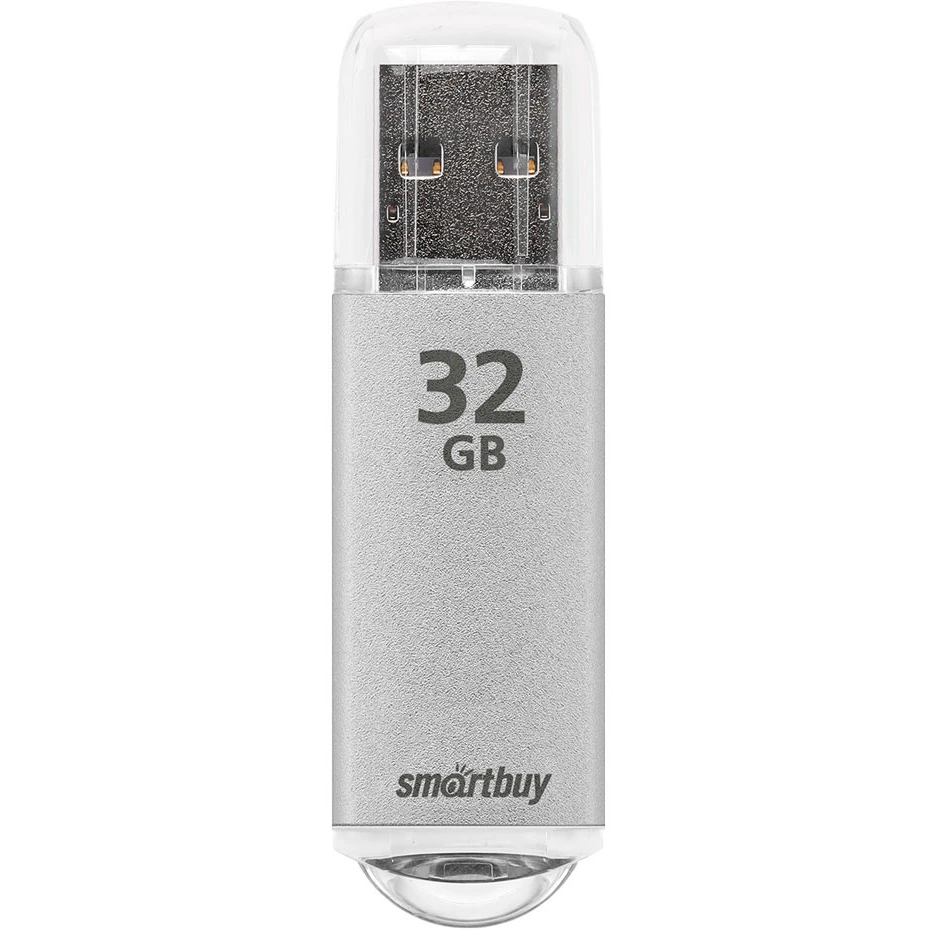 USB Flash накопитель 32GB SmartBuy V-Cut Silver (SB32GBVC-S) - фото 2