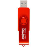 USB Flash накопитель 128Gb SmartBuy Twist Red (SB128GB3TWR)