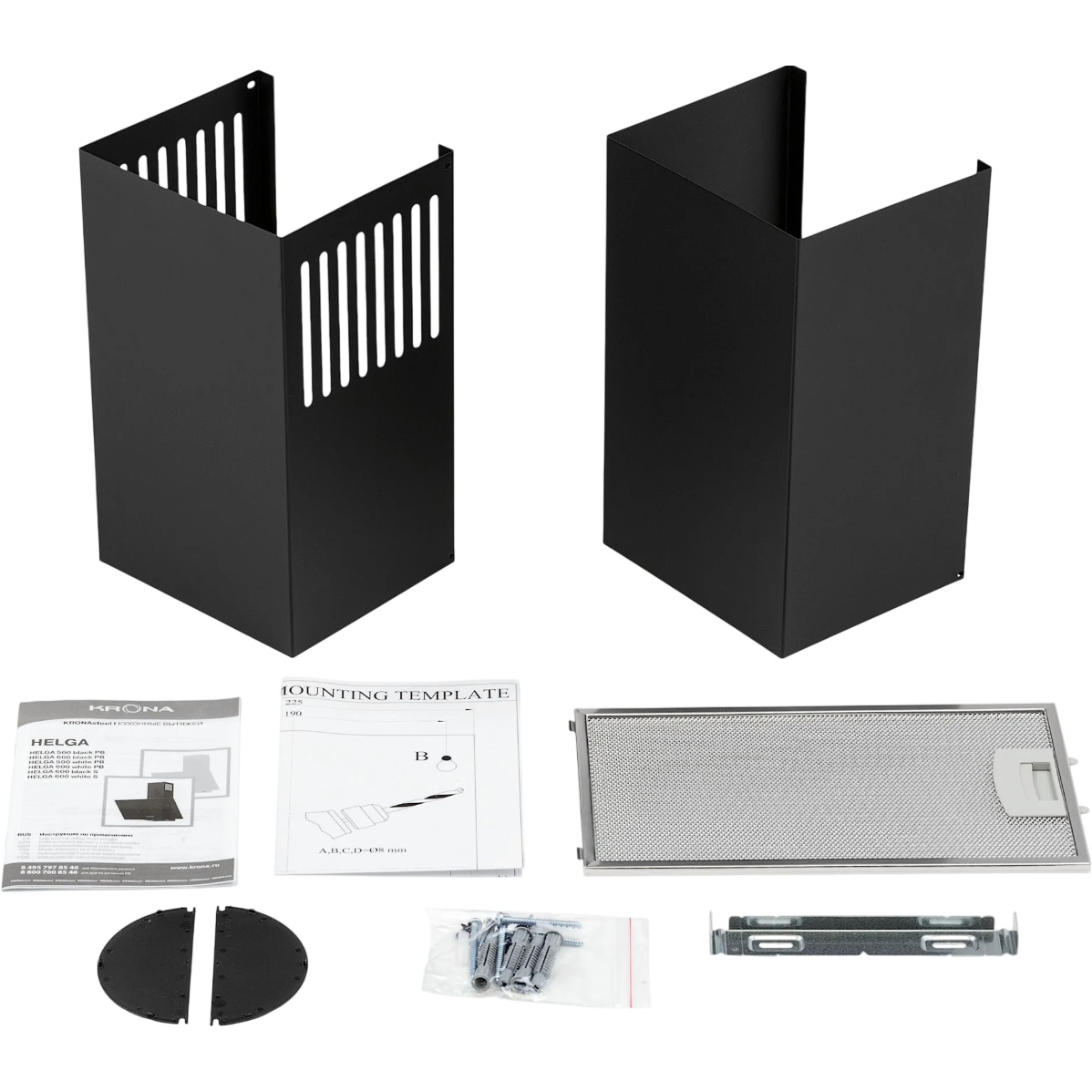 Вытяжка KRONA HELGA 600 black S - КА-00001301 - фото 6