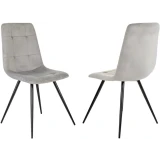 Комплект стульев DOMFY Chilly 2 Light Grey (DK-CHILLY_1/HL09_2)