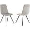 Комплект стульев DOMFY Chilly 2 Light Grey - DK-CHILLY_1/HL09_2