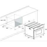 Встраиваемая микроволновая печь Haier HMX-BDC399B (TD0038070RU)