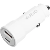 Автомобильное зарядное устройство Digma DGC2С (DGC2C0HX12WH)