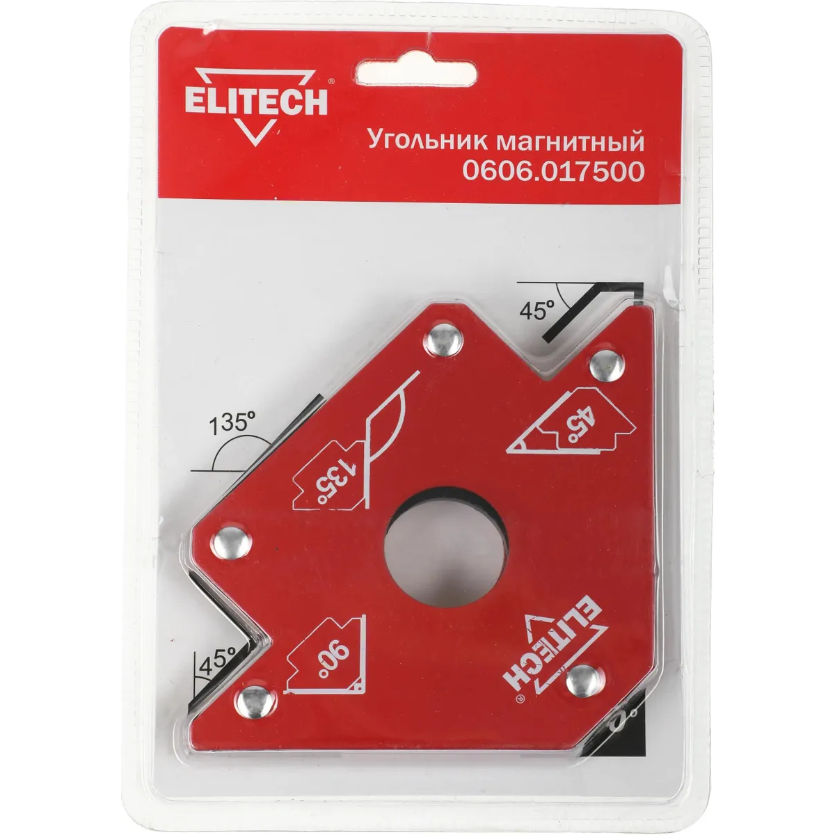 Магнитный угольник Elitech 0606.017500 - 195307 - фото 2