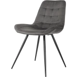 Комплект стульев DOMFY Флекс 4 Dark Grey (ДК-ФЛЕКС_1/ХЛ18_4)