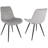 Комплект стульев DOMFY Флекс 2 Light Grey (ДК-ФЛЕКС_1/ХЛ09_2)