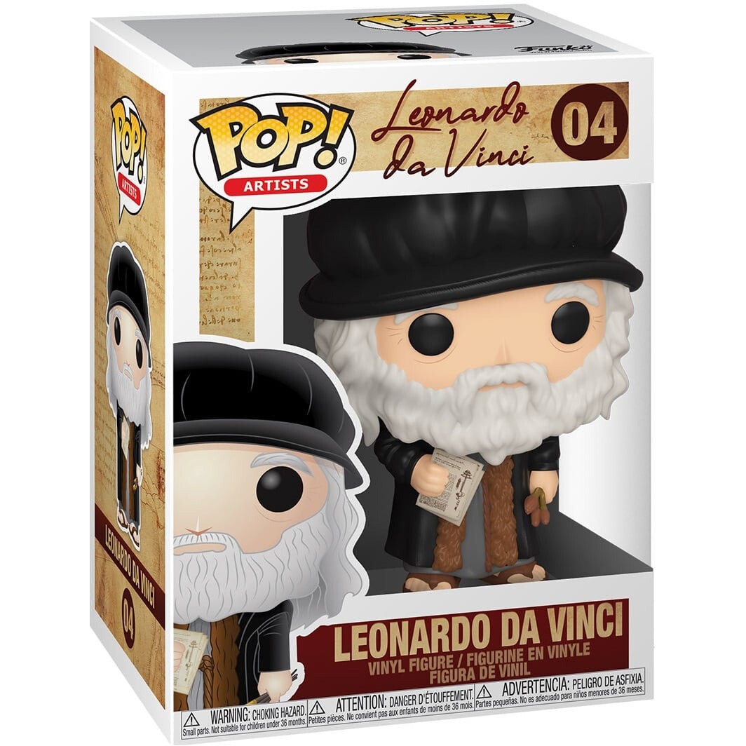 Фигурка Funko POP! Artists Leonardo Da Vinci - 45251 - фото 2