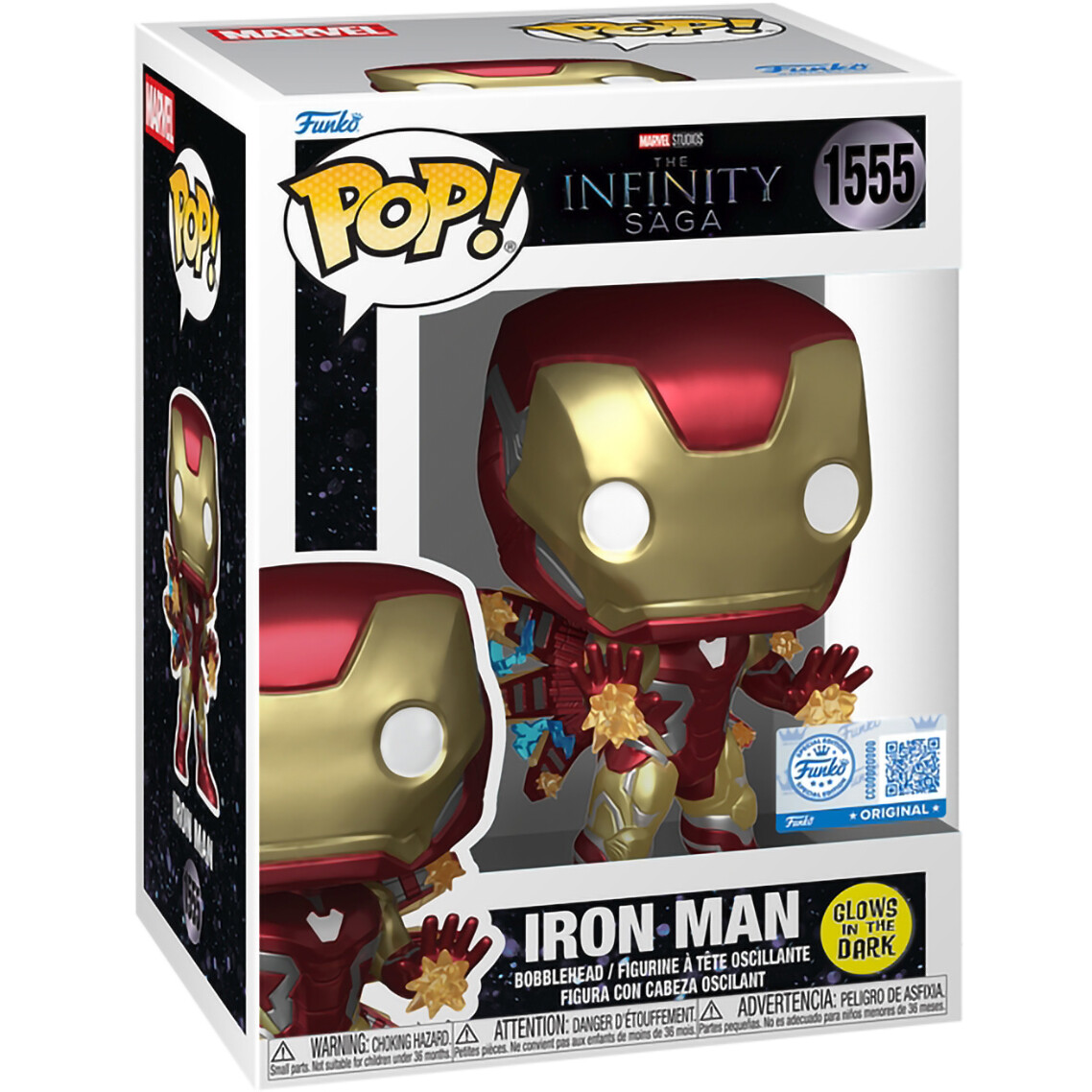 Фигурка Funko POP! Bobble Marvel Infinity Saga Avengers Endgame Iron Man - 88664 - фото 2
