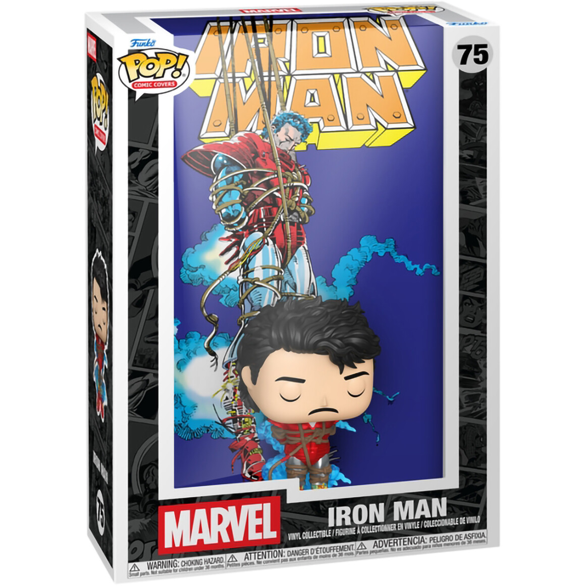 Фигурка Funko POP! Comic Covers Marvel Iron Man 68 №232 Iron Man - 86373 - фото 2