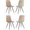 Комплект стульев DOMFY Chilly 4 Beige - DK-CHILLY_1/IT5_4