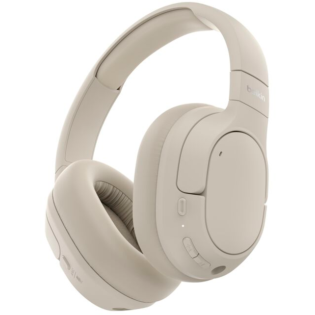 Гарнитура Belkin Noise Cancelling Over-Ear Headphones Sand - AUD008HQSA