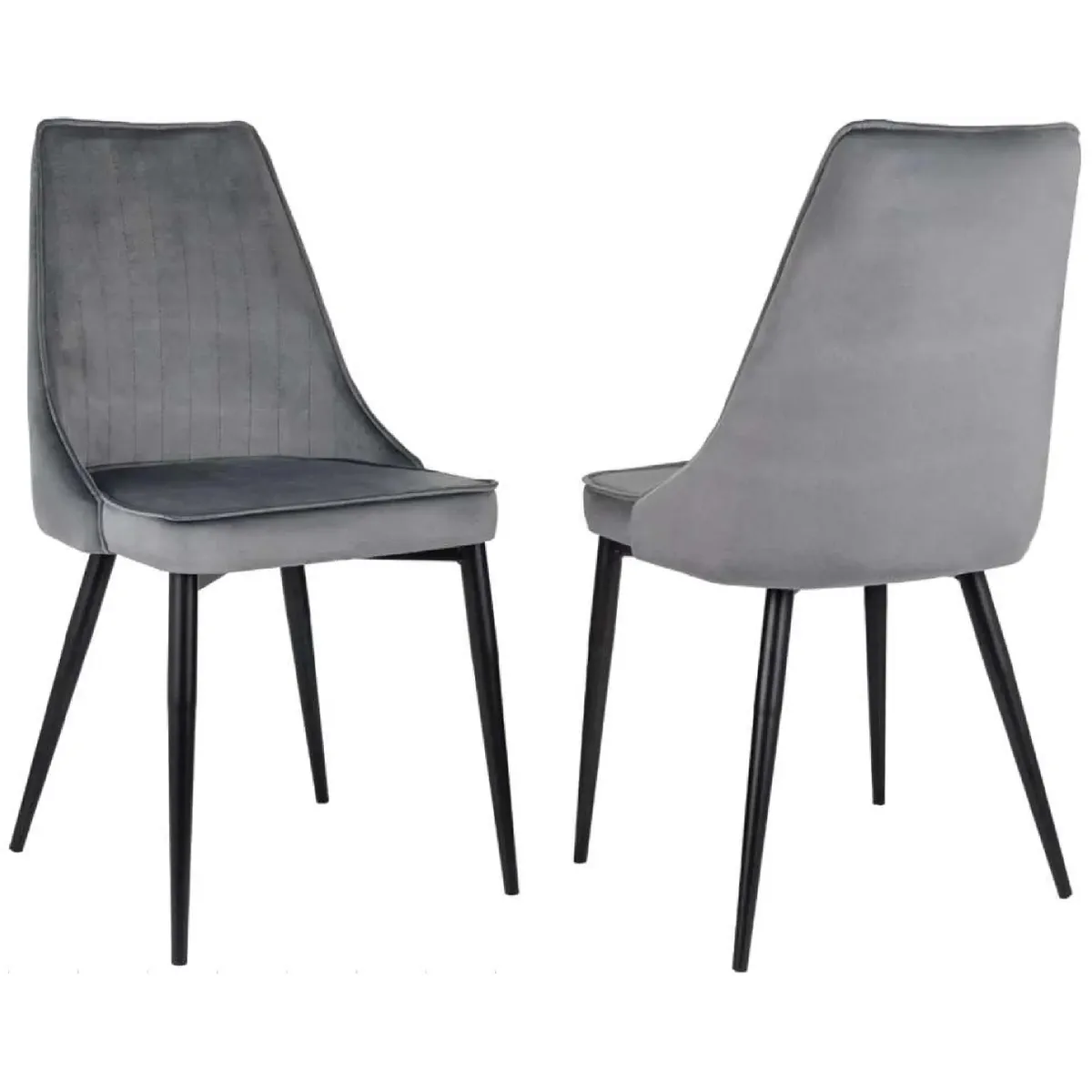 Комплект стульев DOMFY Дуглас 2 Grey - ДК-ДУГЛАС_1/ИТ-26_2