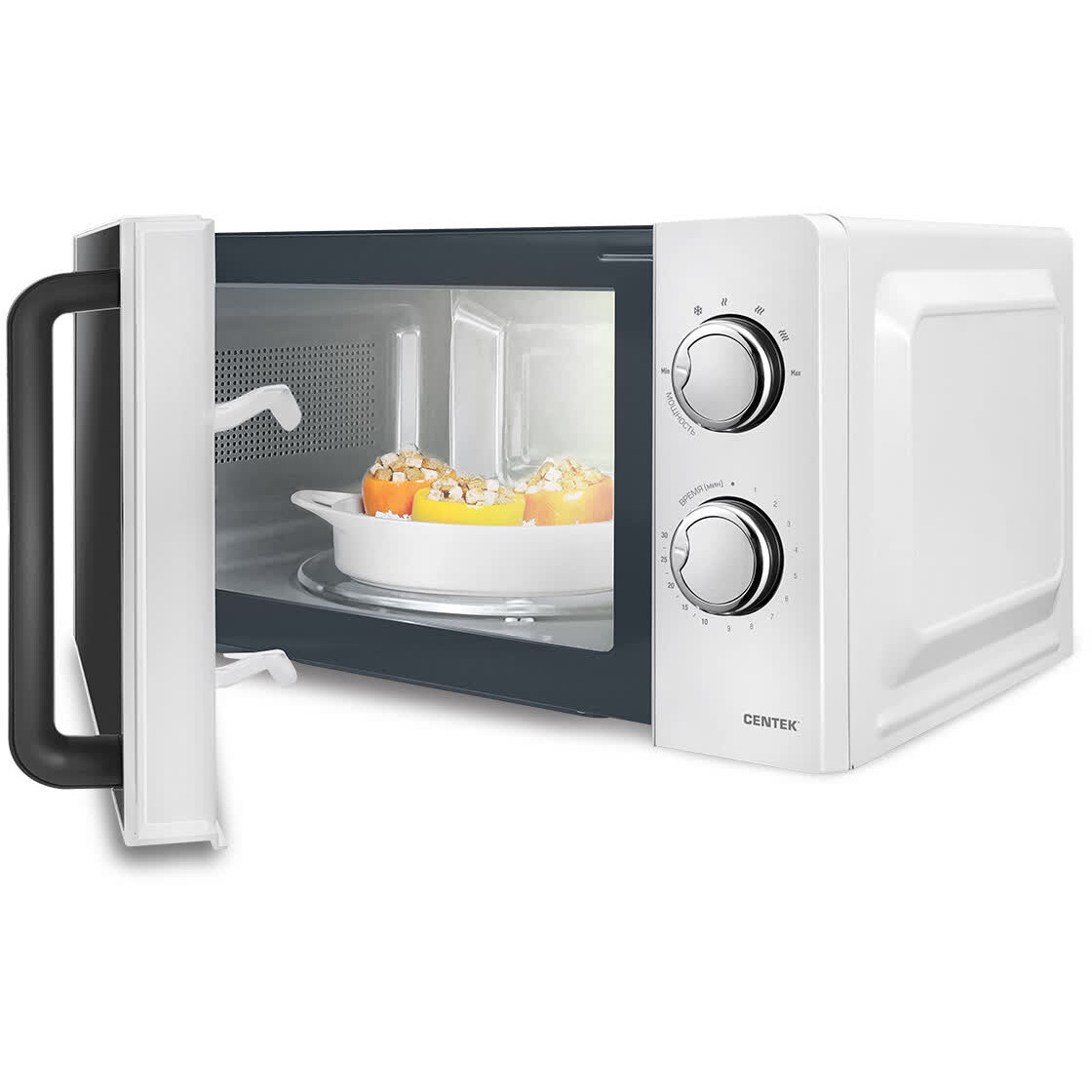 Микроволновая печь CENTEK CT-1575 White - фото 3