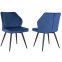 Комплект стульев DOMFY Милан 2 Blue - ДК-МИЛАН_1/СП/ИТ17_2