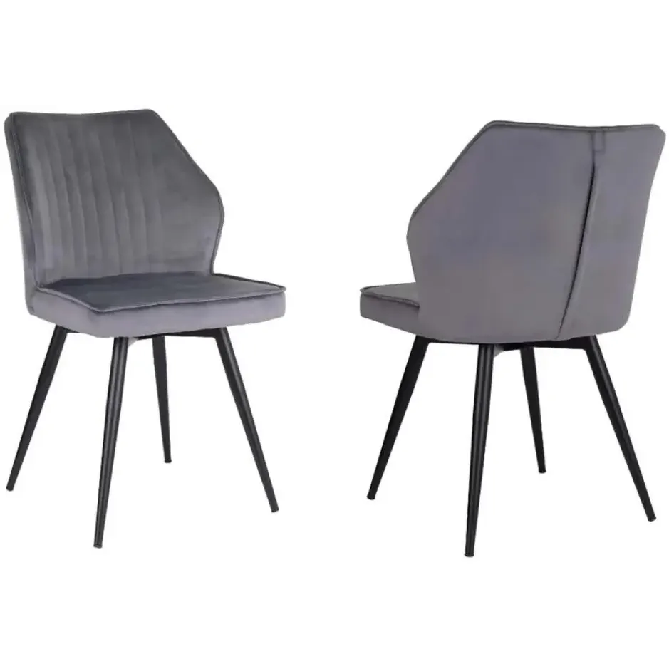 Комплект стульев DOMFY Милан 2 Grey - ДК-МИЛАН_1/СП/ИТ26_2
