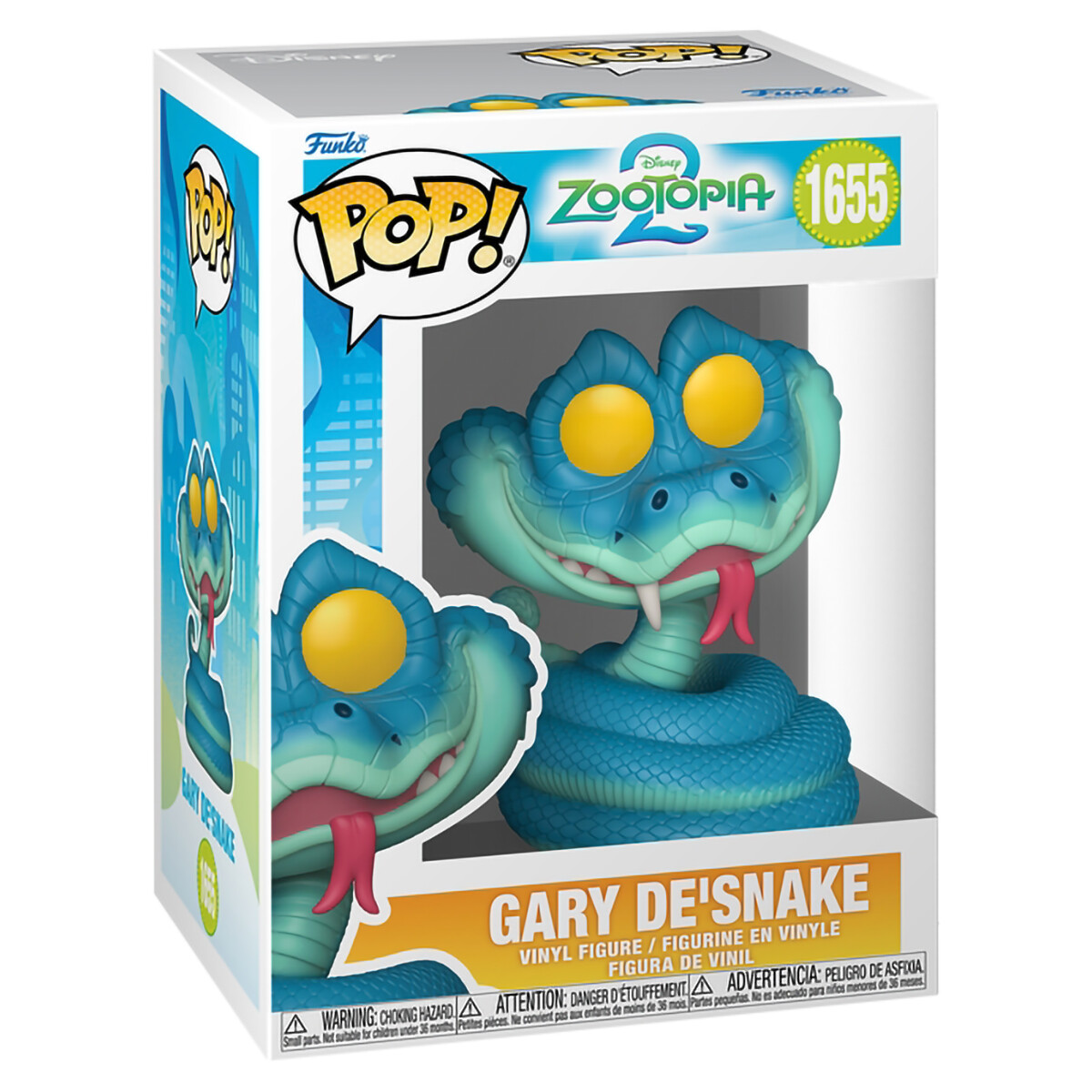 Фигурка Funko POP! Disney Zootopia 2 Gary De'Snake - 86637 - фото 2