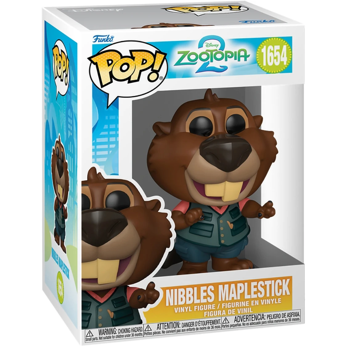 Фигурка Funko POP! Disney Zootopia 2 Nibbles Maplestick - 86636 - фото 2