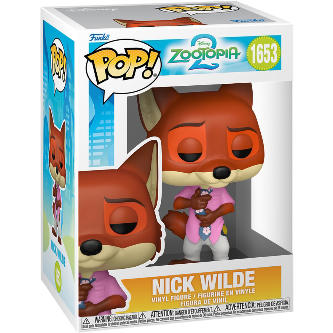 Фигурка Funko POP! Disney Zootopia 2 Nick Wilde - 86635 - фото 2