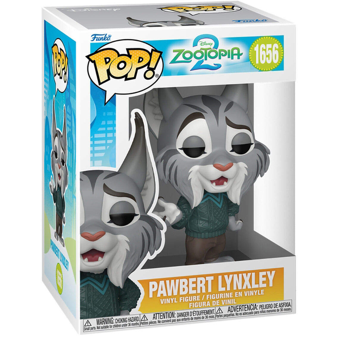 Фигурка Funko POP! Disney Zootopia 2 Pawbert Lynxley - 86638 - фото 2