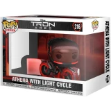Фигурка Funko POP! Rides Disney Tron Ares Athena with Light Cycle (88230)
