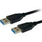 Кабель USB A (M) - USB A (M), 1.8м, Bion BXP-CCP-USB3-AMAM-018M