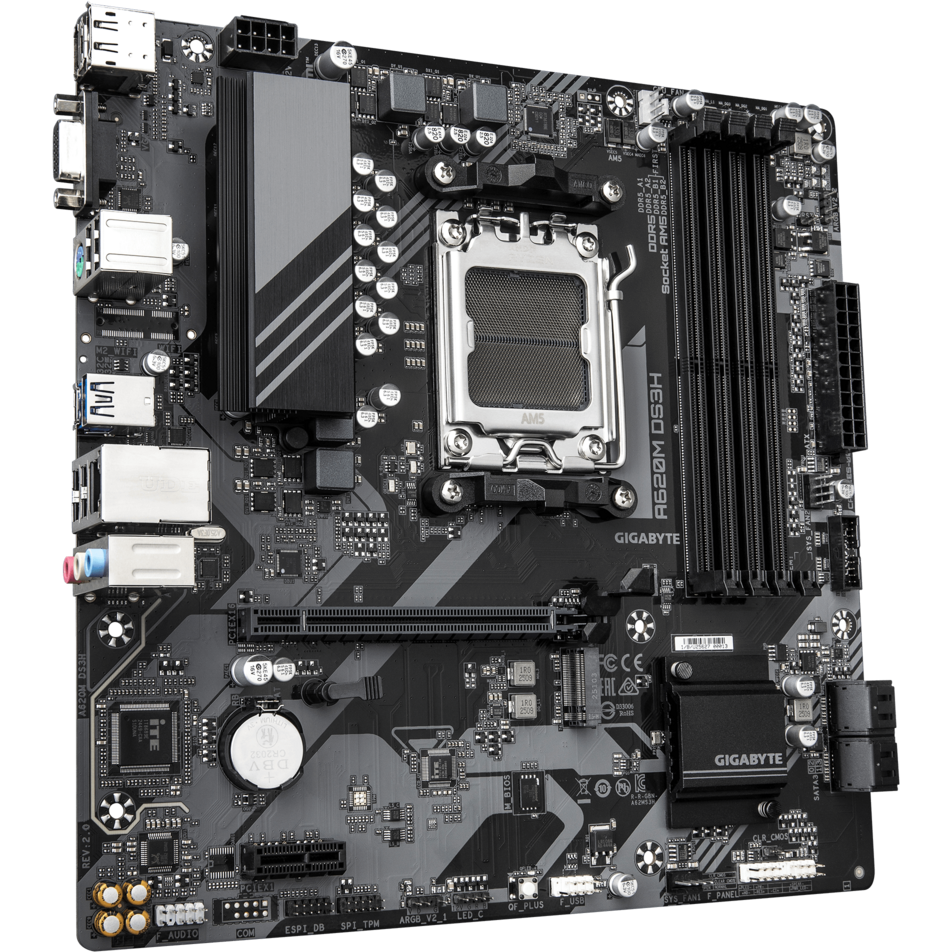 Материнская плата Gigabyte A620M DS3H (rev. 2.0) - фото 2