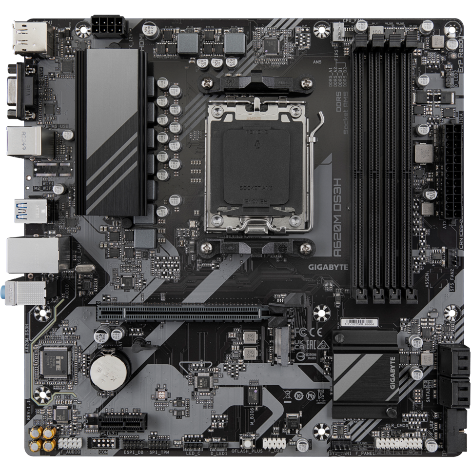 Материнская плата Gigabyte A620M DS3H (rev. 1.1)