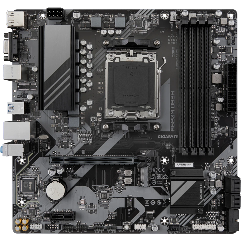 Материнская плата Gigabyte A620M DS3H (rev. 1.1)