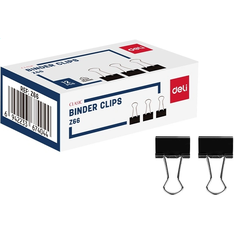 Зажим Deli EZ66 12 шт.
