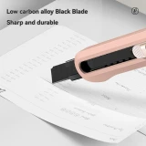 Канцелярский нож Deli NS063-SA Pink (NS063-SA-PINK)