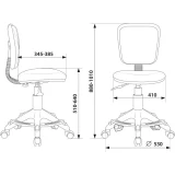 Детское кресло Бюрократ CH-W204/F Bang (CH-W204/F/BANG)
