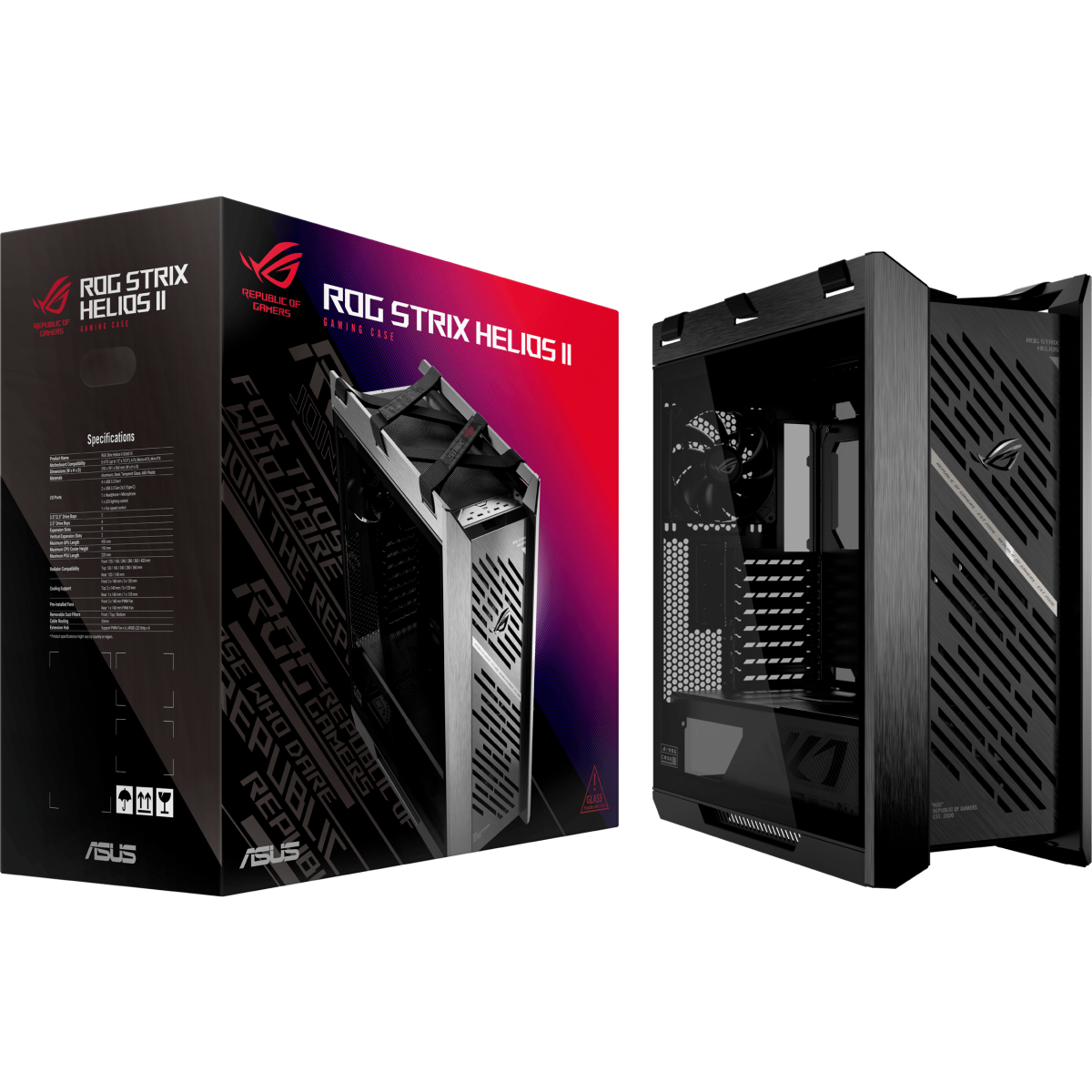 Корпус ASUS ROG Strix Helios II GX601S Black - 90DC00W0-B39000 - фото 20