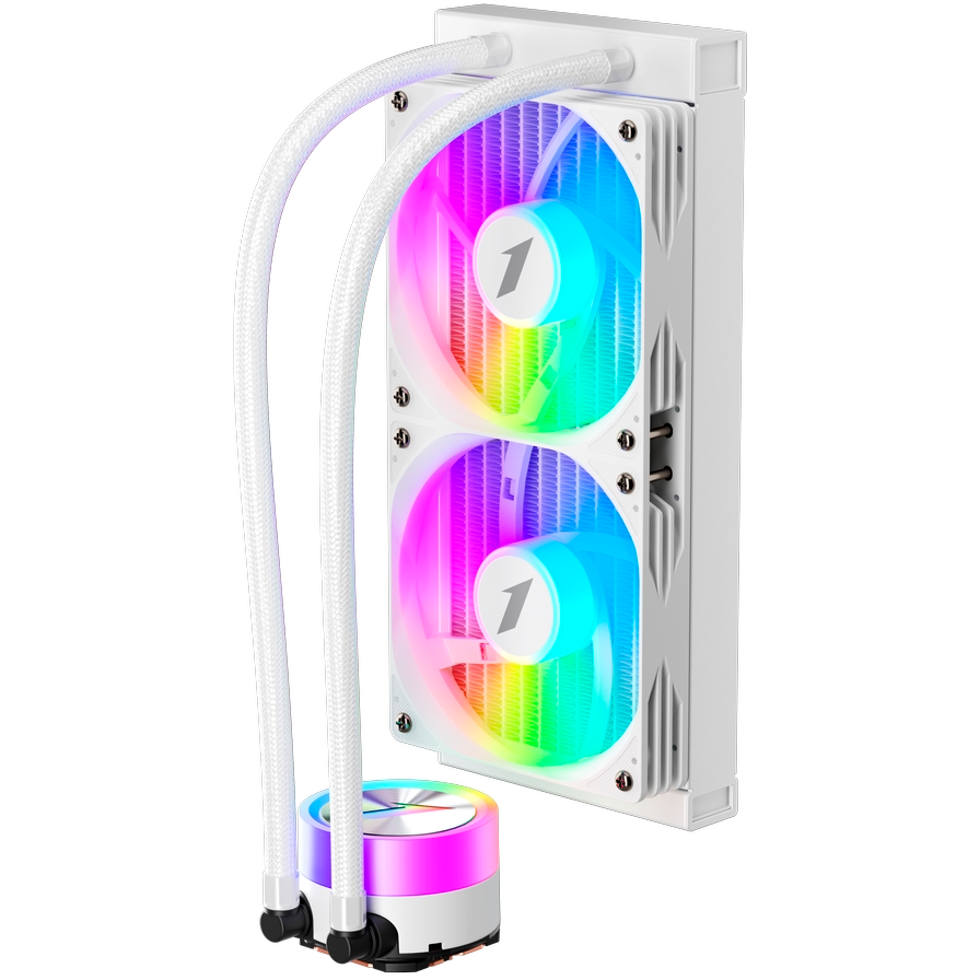 Система жидкостного охлаждения 1STPLAYER TS1 240 White - TS1-240-WH - фото 2