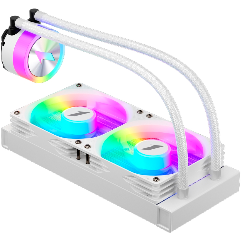 Система жидкостного охлаждения 1STPLAYER TS1 240 White - TS1-240-WH - фото 3