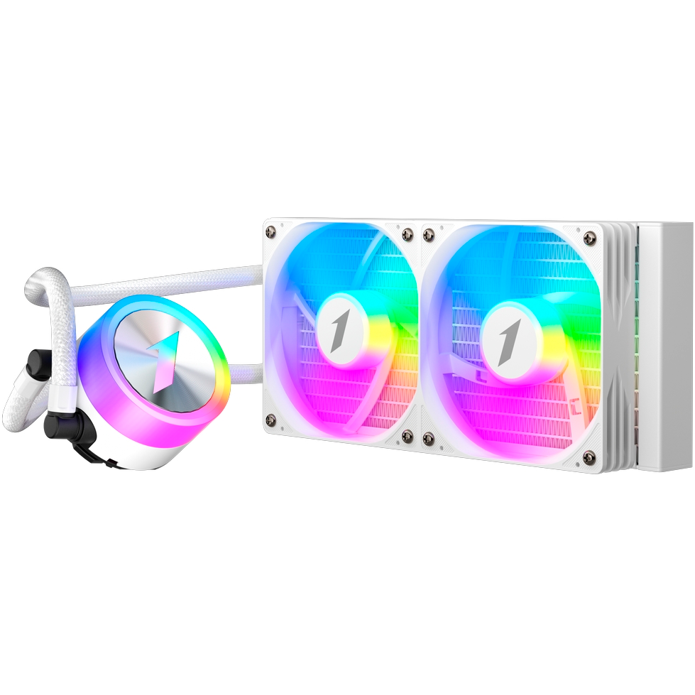 Система жидкостного охлаждения 1STPLAYER TS1 240 White - TS1-240-WH - фото 6