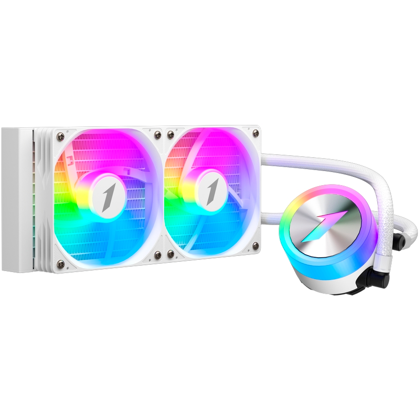 Система жидкостного охлаждения 1STPLAYER TS1 240 White - TS1-240-WH - фото 7