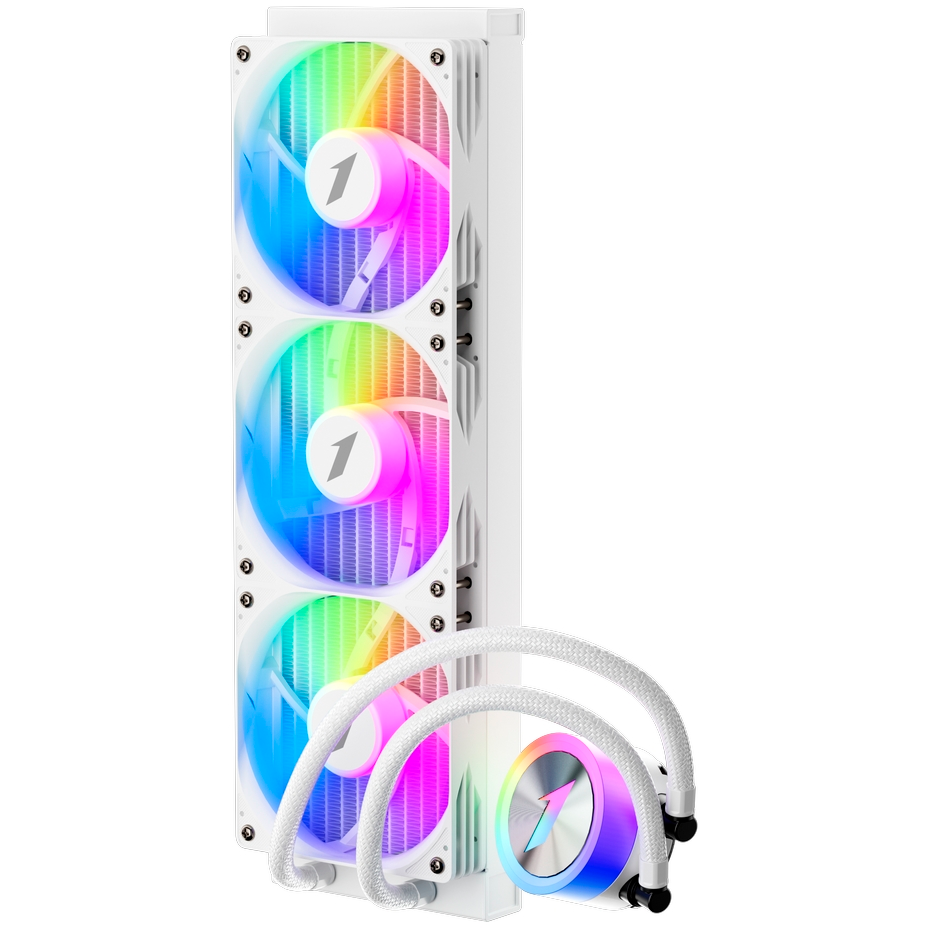 Система жидкостного охлаждения 1STPLAYER TS1 360 White - TS1-360-WH - фото 2