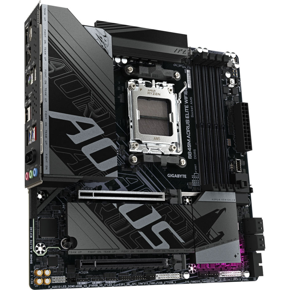 Материнская плата Gigabyte B840M AORUS ELITE WIFI6E - фото 2